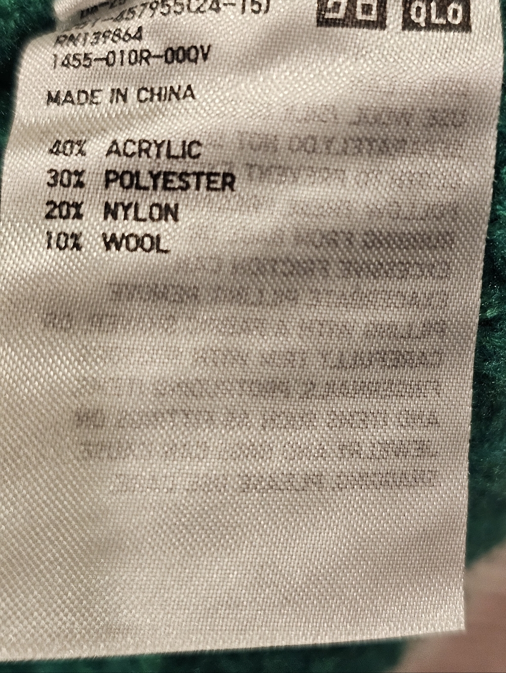 Marni x Uniqlo Popcorn Knitted V-Neck Vest, Green And Pink - Picture 5 of 6